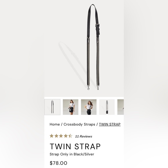 Bandoliner Vintage Leather Black Round Bag With Double Phone Strap - Picture 4 of 6